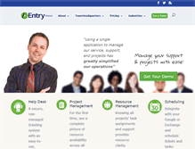 Tablet Screenshot of entry.com